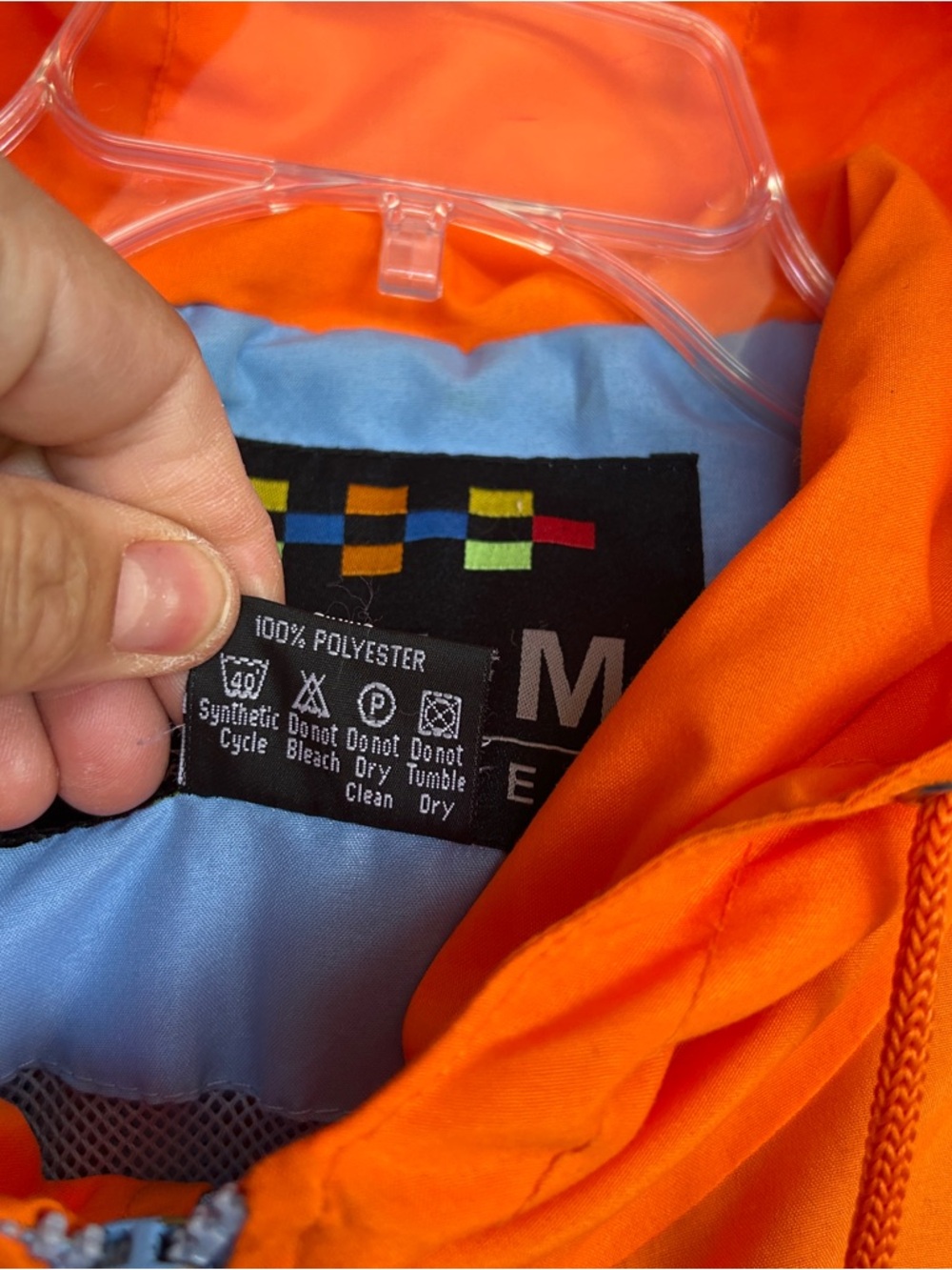 Womens Tennessee Lady Vols Windbreaker Jacket Orange Blue Hooded Large volunteer - Picture 4 of 14